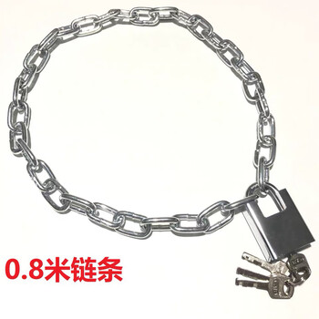 铮焱 防剪切链条挂锁(链条直径6mm) ZY-ZLB480