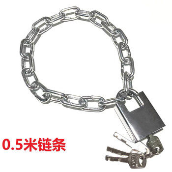 铮焱 防剪切链条挂锁(链条直径6mm) ZY-ZLB450