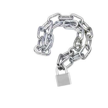 铮焱 镀锌链条挂锁(链条直径6mm) ZY-ZLY4150