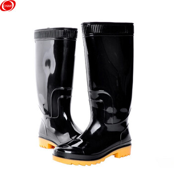 谋福 【特种工矿三防靴 】雨靴 雨鞋 牛津鞋底 橡胶鞋 防水防滑 黑色 高筒靴 42码 8423 100002369546