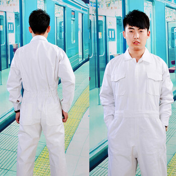 谋福 反光条连体工作服 劳保工装连体服 （白色） 4XL 183-193cm 185-200斤 100113382043