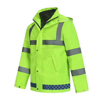 谋福 反光警示雨衣防寒工作服 YGLMF05 4XL-190 80142 100010087285