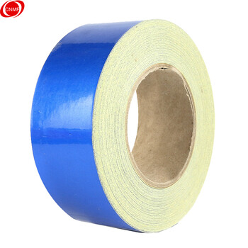 谋福 L8426反光胶带 反光标识警戒线墙贴地板贴标志 反光膜警示胶带 长45.7米（20cm宽 蓝色 ） 100002333398