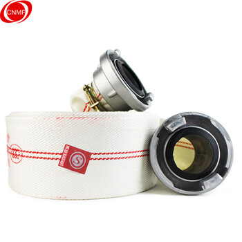 谋福 8493 抗高压耐磨水管消防水带水带接扣 消防认证 DN65 （8型65mm 长25米 已接好接口） 100133430958