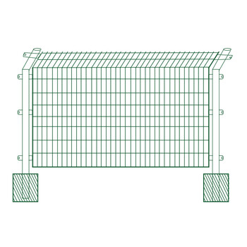 谋福 951 铁丝网围栏隔离网栅栏养殖防护网高速公路护栏网（高1.8m×长3m 丝粗4.0mm） 100142375345