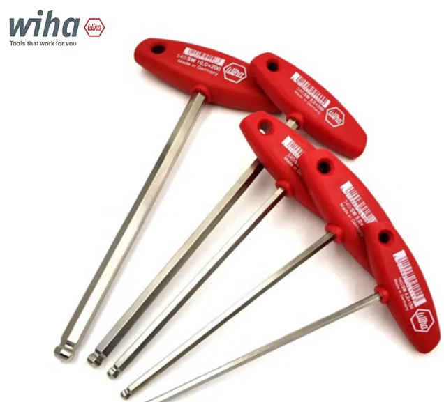 WIHA/威汉 镀镍球头T柄内六角扳手 04099