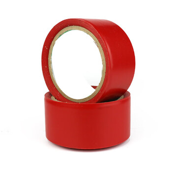 谋福 84836 警示胶带 地板胶带斑马线胶带 地面标识警戒线 加宽10cm款长18m（红色款） 100123443314