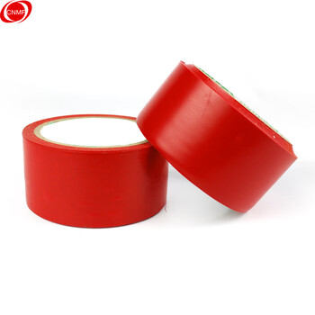 谋福 84828 警示胶带 地板胶带斑马线胶带 安全警示胶带 地面标识警戒线 （ 加宽6cm款 红色） 100000322488