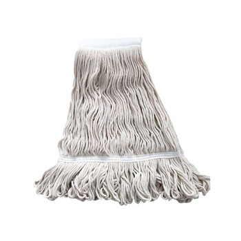 谋福 四色分类拖把 免手洗棉线拖把 老式可替换拖把（白色拖布） 100049827156