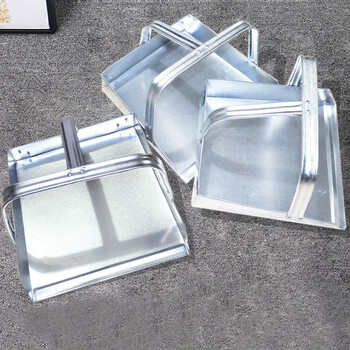 谋福 手持铁皮簸箕 物业火车高铁 短把垃圾铲 矮把畚箕平把铁扒斗(一个装) 100032089565