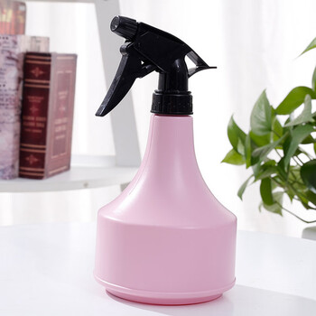 谋福 80 糖果色手动浇花小喷壶园艺手压式喷水壶室内喷壶（浇花小喷壶 粉色600ml） 100013658003