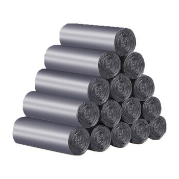 谋福 791 垃圾袋加厚手提式大号实惠装一次性背心垃圾桶收纳塑料袋商用 【钢袋手提】15卷300只装 100023282280