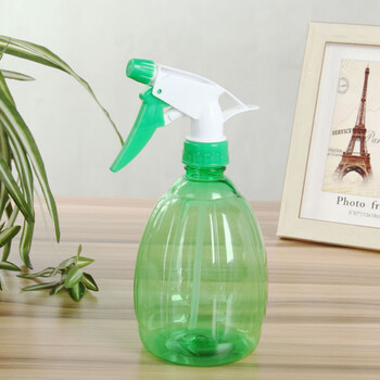 谋福 51 手压式糖果色塑料喷壶 可拆卸喷水壶 浇花喷雾器（A3绿色500ml） 100025624612