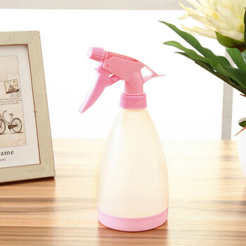 谋福 42 手压式糖果色洒水壶 浇花塑料喷雾器 小喷壶（粉米色500ml） 100013658029