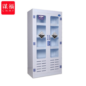 谋福 303 实验室器皿试剂柜通风危险化学药品柜双锁强酸强碱耐腐蚀【双门PP柜(L450*W900*H1800MM)】 100018550098