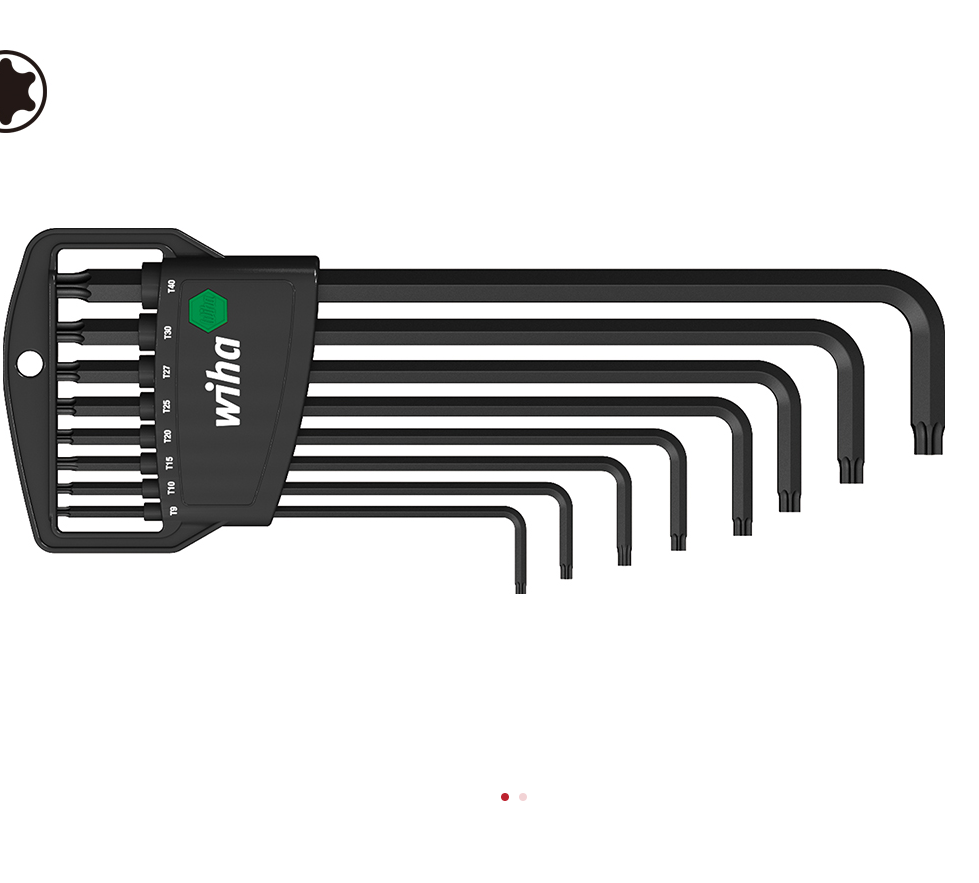 WIHA/威汉 Classic Torx 发黑扳手8件套 34736