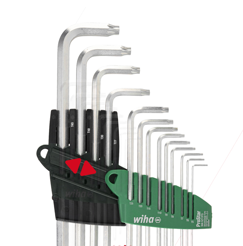 WIHA/威汉 ProStar Torx 镀钛银扳手13件套 39105
