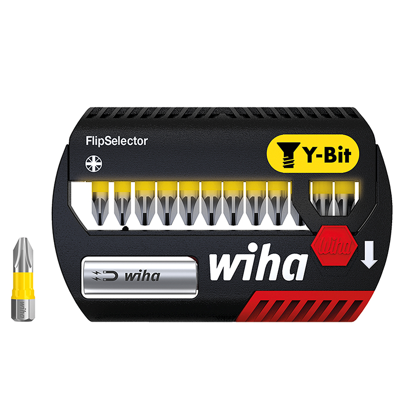 WIHA/威汉 FlipSelector Y型冲击批头匣13件套 25mm 41827