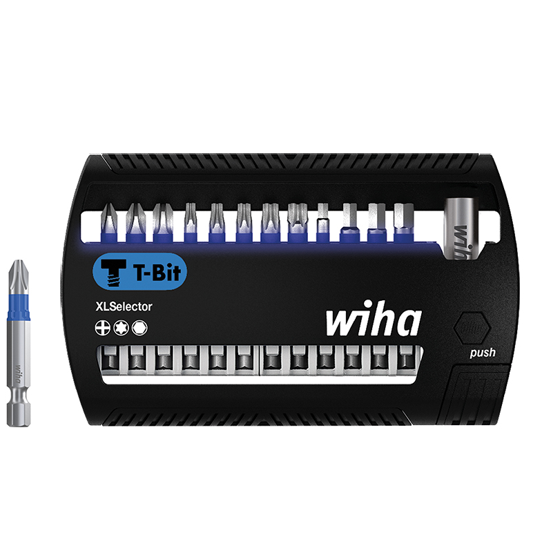 WIHA/威汉 XLSelector T型冲击批头匣12件套 50mm 41831