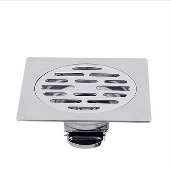 海斯迪克 HK-8005 加厚不锈钢地漏 10*10自封两用防臭地漏 深水封B（2321） 2个