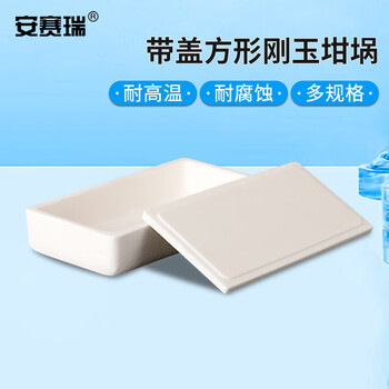 安赛瑞 方形刚玉坩埚 120x60x20mm（个） 6A01203