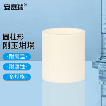 安赛瑞 圆柱形刚玉坩埚 6.5ml（φ19x35mm）（个） 6A01214