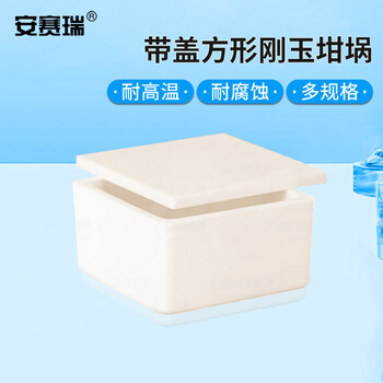 安赛瑞 方形刚玉坩埚 80x80x40mm（个） 6A01193