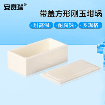 安赛瑞 方形刚玉坩埚 60x30x20mm（个） 6A01191