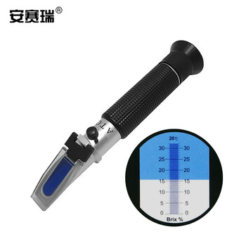 安赛瑞 糖度计 水果甜度测试仪蜂蜜计糖仪手持折光仪水果甜度计 0-32% （个） 601173