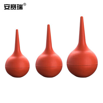 安赛瑞 洗耳球（2个装） 实验用橡胶皮老虎吸耳球吹气球清洁球除尘工具 60ml （包） 6A00020