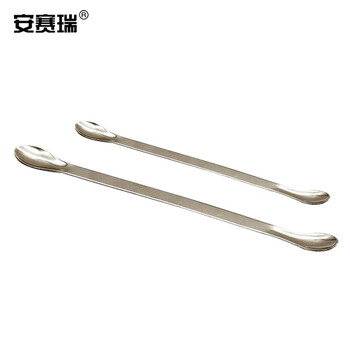 安赛瑞 加厚不锈钢微量药匙(10个)(包) 600148