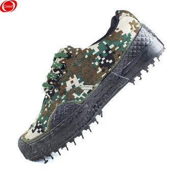 谋福 作训鞋 丛林数码迷彩作训鞋胶鞋解放鞋  数码迷彩 4-1林地 40码 9368 100001748287