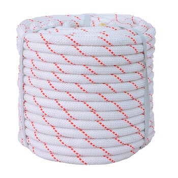 谋福 高空作业安全绳 外墙施工高空作业安全绳轻型救援尼龙应急绳 【含钢丝款】 16mm100米 100045878904