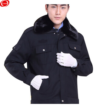 谋福 85工作服毛领棉服保安服 100043439306