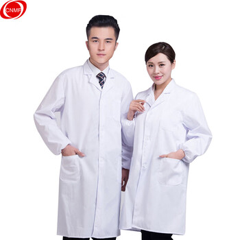 谋福 69男女长袖白大褂 学生实验室食品卫生工作服搬运工劳保服 厚款 2XL号180码 100029144900