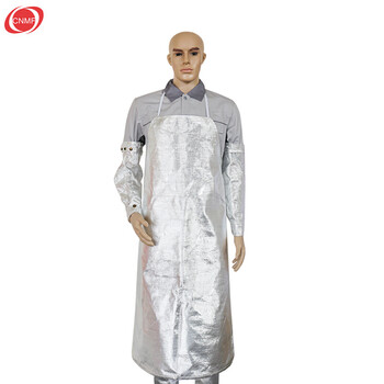 谋福 铝箔耐高温防护服防火工作服隔热炼钢炉服 围裙 6835212