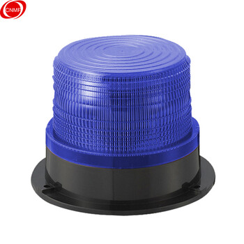 谋福 强磁吸顶校车警示灯 校车灯 LED灯警示灯报警灯爆闪汽车灯（ 定做宽电压12-60V蓝色  ）347 100006053549