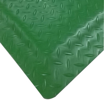 谋福 防静电抗地垫 高弹耐磨防滑 地垫流水线地垫（600*900mm全绿色） 100076355001
