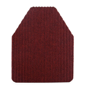 谋福 厕所小便池地垫 商场公共卫生间脚垫 坑纹红色（40cm*60cm） 100034162083