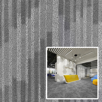 谋福 办公室地毯方块 拼接满铺商用防火阻燃地垫（C07环保沥青底） 100081722868