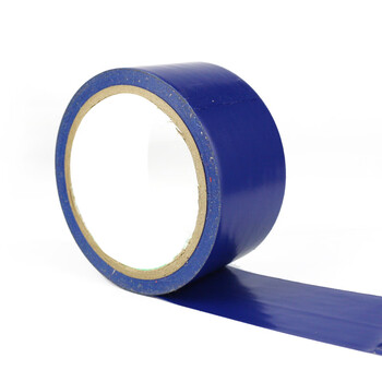 谋福 警示胶带 地板胶带斑马线胶带 安全警示胶带 地面标识警戒线 （ 加宽6cm款 蓝色）84827 100002189406