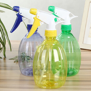 谋福 糖果色喷壶塑料 500ml可拆卸喷水壶手压式园艺工具浇花喷雾器（A3颜色随机） 100086507677