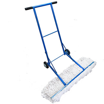 谋福 手推式平板尘推拖把棉纱排拖墩布（1.0m尘推车） 100112053238