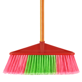 谋福 木杆塑料扫把硬毛环卫扫水户外软毛扫帚头学校塑料扫把【加厚直五排硬毛（扫把头）】 100148104486