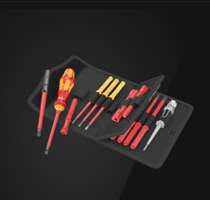 WERA/维拉 组合式绝缘螺丝刀组套Kraftform Kompakt VDE 18 Universal 1 05006613001