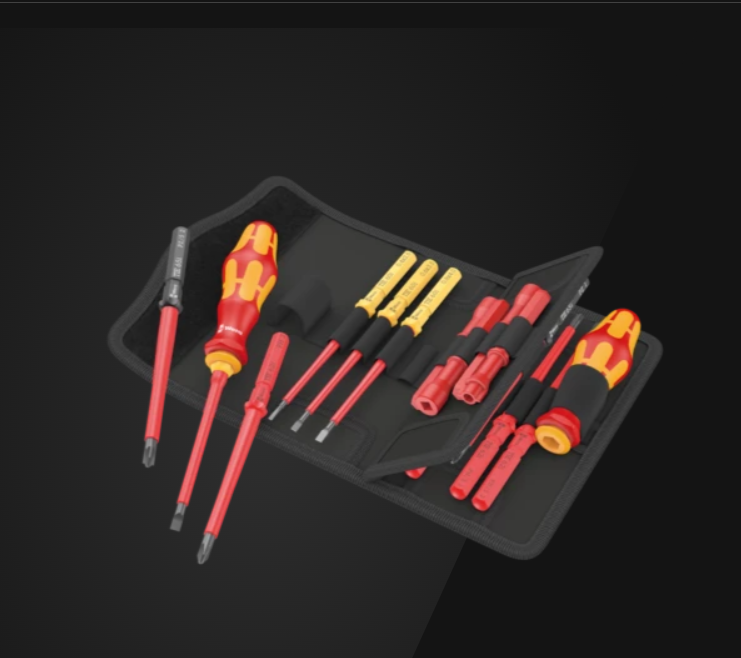 WERA/维拉 组合式绝缘螺丝刀组套Kraftform Kompakt VDE 18 Universal 2 05006614001