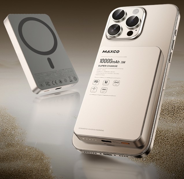 锐思/RECCI 传奇二代磁吸快充移动电源MP39钛金色