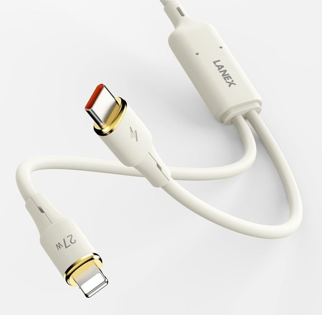 锐思/RECCI 二合一PD65W快充硅胶数据线LS46T