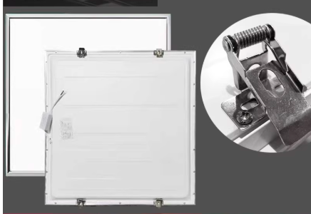 GC 弹簧卡扣灯 超亮直发光48W厚度3cm,白边，615x615开孔603x603高脚弹簧