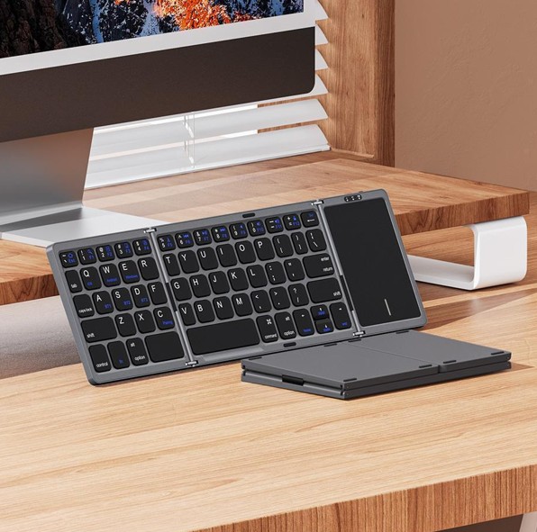 锐思/RECCI 三折叠触控蓝牙键盘RCS-K01